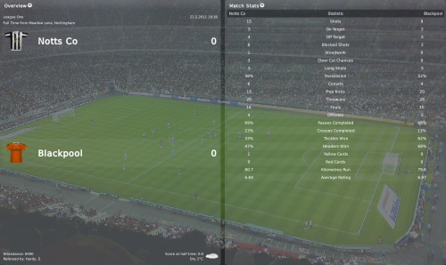 5 notts co vs blackpool league one