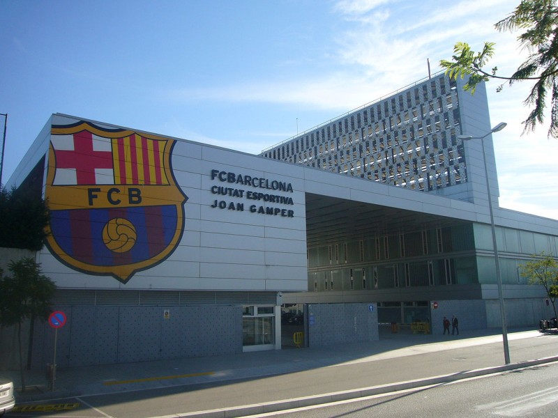Barcelona's youth teams now trains at  Ciutat Esportiva Joan Gamper.
