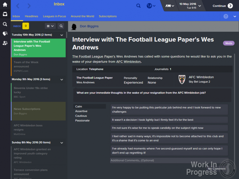 FM16 - Exclusive Interviews