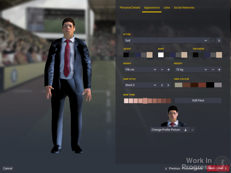 Initial Announcement - Manager on Touchline Creation