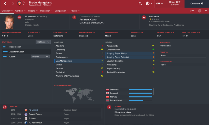 Brede Hangeland coach profile