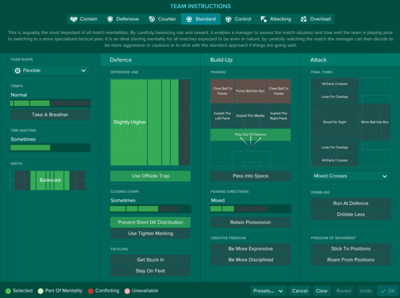 3 5 2 formation fm 2018 tactics fm 2018 team instruction