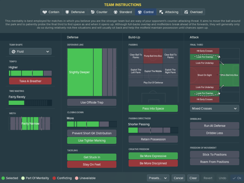 FM 2018 tactic 4 4 1 1 formation TI